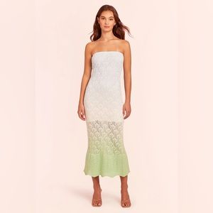 Amanda Uprichard Aisha knit ombré dress brand new NWT